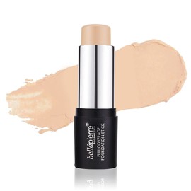 bellapierre Foundation Stick | Smooth, Flawless Satin Finish | Sheer Coverage | Conceals Pores and Imperfections | Non-Toxic and Paraben Free | Great for Travel Compact Tube - 0.35 Oz. (Medium)