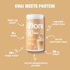 MORE Protein Iced Chai Latte, 650 g, with Valuable Proteins,