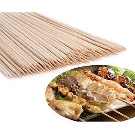 Bamboo Skewers Eco-Friendly Natural Bamboo Sticks Barbecue BBQ Party Special Dinner Skewers Recipes Christmas Holiday 144pcs/set 12" Long