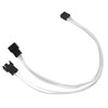 4pcs PWM Fan Extension Cable 4 Pin Silver Coated Copper