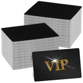 JIEYAO 300 Pieces Metal Engraving Blanks,Multipurpose Aluminum Sheet Aluminum Colorful DIY Laser Business Card Blanks for CNC Engraver 3.38x2.12x0.01in