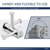 Angle Simple Swivel Hook Polished Chrome, SUS 304 Stainless Steel
