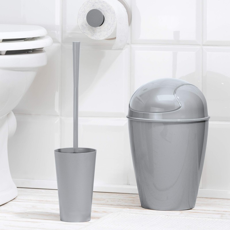 Koziol Swing-Top Wastebasket DEL S, spa turqoise