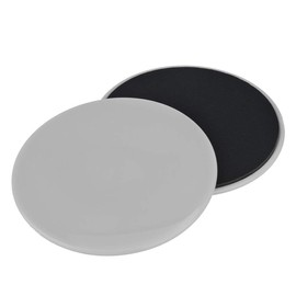 SPYMINNPOO 2 Pieces Sliding Discs, Core Slider, Exercise Slider, Fitness Core Slider, Sports, Full Body Workout for Home, Gym, Yoga, Pilates (Grey)