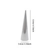 Honbay 6PCS Stainless Steel Cream Roll Horn Forms Croissant Cones