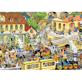 108 piece jigsaw puzzle RASMUS KLUMP Station (18.2x25.7cm)