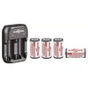 SureFire Rechargeable 123A Batteries (x4) and Charger SFLFP123-KIT