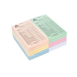 Agenda Check Pads Assorted Numbered Dozen