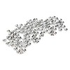 50PCS Fishing Double Rattle Metal Sea Fishing Attractor Bell Beads