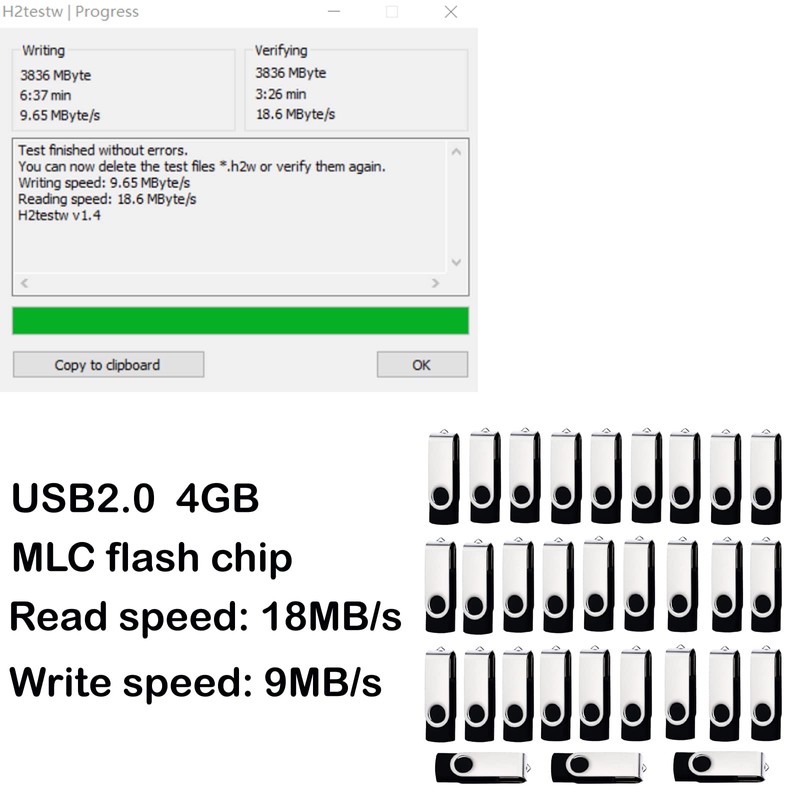 lcwamy 4GB USB Stick 10 Pack USB Flash Drives 10