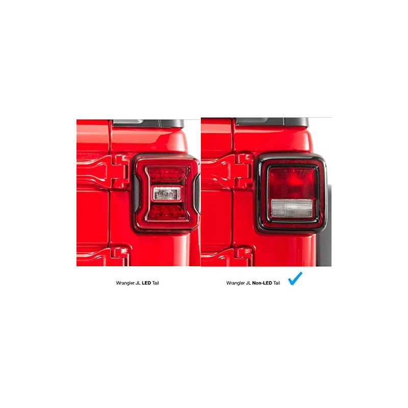JeepTails Dog Paw Tail lamp Light Covers (Non-LED) Compatible with