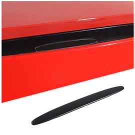 Qiosreui Third Brake Light Cover Trim Compatible with Chevy Corvette C6 2005-2013, Rear Bumper Mounted Center Lamp Patch Shell Shade Protection Accessories, Transparent Gray, ABS