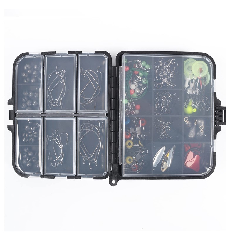 Mingzhe 188pcs Fishing Accessories Kit with Tackle Box Pliers Jig