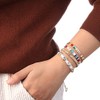 KELITCH Crystal Nail Miyukyi Beads Wax Rope Bracelets Friendship Bracelets