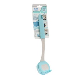 JVL Pro Clean Anti-Bac Rubber Dish Brush with Extra Bristles