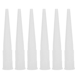 Screw On Caulking Tips Male Caulking Nozzles Plastic 30Pcs Caulk Nozzles Plastic Glass Glue Nozzles Sealant Silicone Caulking Tips