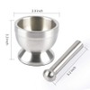 Mortar and Pestle, Sopito 18/8 Stainless Steel Spice Grinder Pill