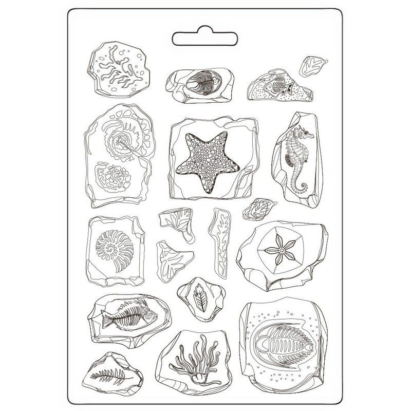 Stamperia K3PTA5670 Soft Mould, Grey, 14.8 x 21 x 1.1