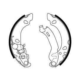 MINTEX MFR545 Brake Shoe Set