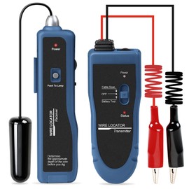 KOLSOL Underground Wire Locator, Cable Tester F02 Pro for Locate Wires, Locate Control Wires Cables Pet Fence Wires, up to 3 Feet Deep 1640 Feet Length, Equiped with Rechargeable 1100mAh Battery