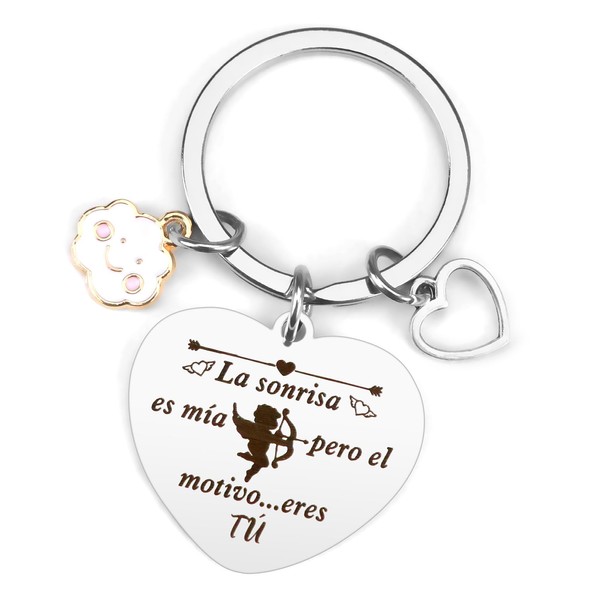 Couple Keychains in Spanish Regalos Para Mi Novio Regalos Para