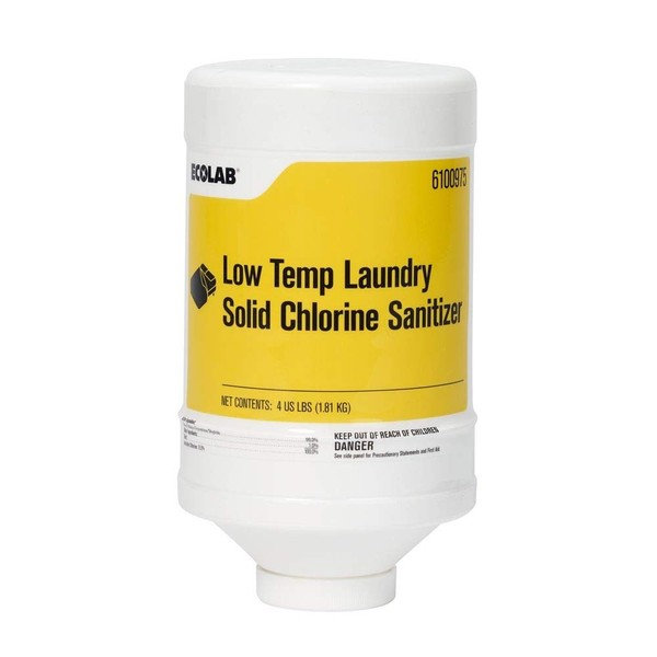 Ecolab Low Temp Laundry Solid Destainer 4 lb (Case of 2)