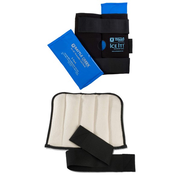 Battle Creek Ice It! Knee Pain Kit - with Moist Heat and Cold Therapy