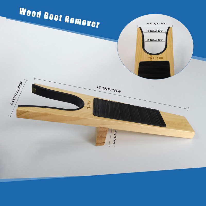 TNIEAHR Boot Jack- Wide Opening Design for Effortless Boot Remover,