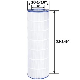 Wowreed Wowreed Pool Filter Compatible with CC150, Clean & Clear 150, CCRP150, PAP150, R173216, C-9415, FC-0687, 160317, 150 sq. ft,1 Pack