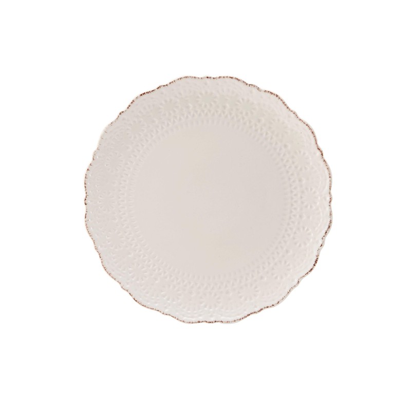 Pfaltzgraff Chateau Cream 16-Piece Stoneware Dinnerware Set, Service for 4,