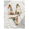 SHENHE - Conjunto de bikini triangular floral de dos piezas