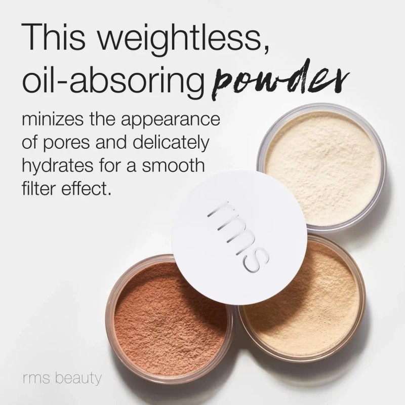 Polvo Fijador Rms Beauty Hydra Sin Talco Enfoque Suave