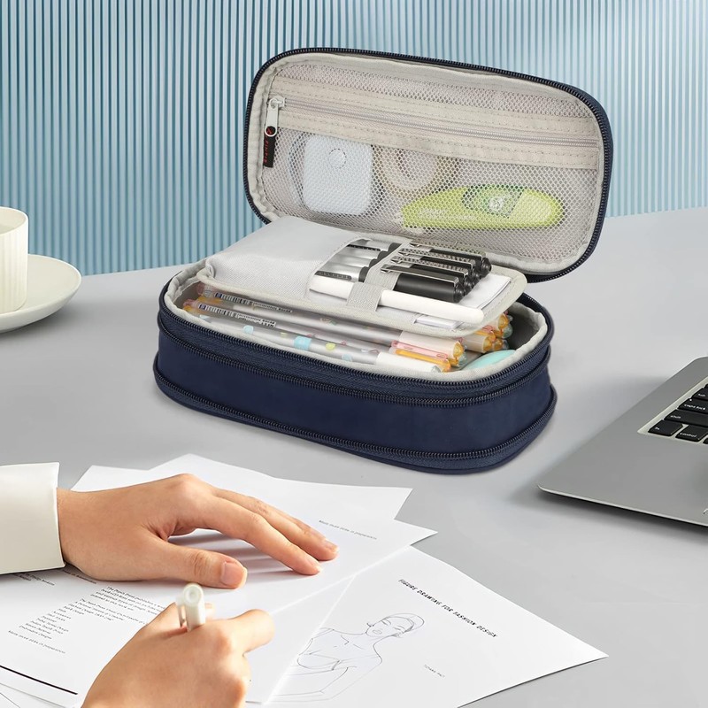 Finpac Pencil Case - Expandable Large Capacity Pencil Case, Pencil