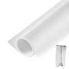 Meking 48X80 Inch PVC Backdrop Matte&Smooth PVC Background White Background