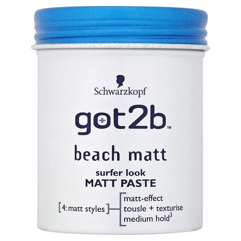 Schwarzkopf Got2b Beach Matte Paste, 100ml