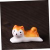 CIYODO 4Pcs Ceramic Dog Chopstick Holder Rests Cute Table Ornament
