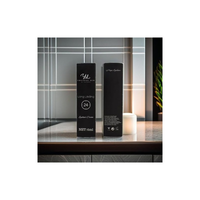 Long Lasting Eyeliner Cream, 24 Hours, 0.21 oz