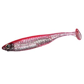 Daiwa Bass Worm TG Shad 3" Clear Pink Lure