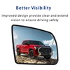 Passenger Side Heated Mirror Glass Replacement For 2008-2017 Toyota Sequoia