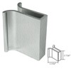 Brushed Nickel Frameless Shower Door Slip-On Finger Pull