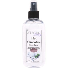 Hot Chocolate Linen Spray, 8 ounces - Eclectic Lady Sheet and Linen Spray - No Artificial Colors, Parabens, or Preservatives - Long-Lasting Scent for Bed, Fabric & Pillow