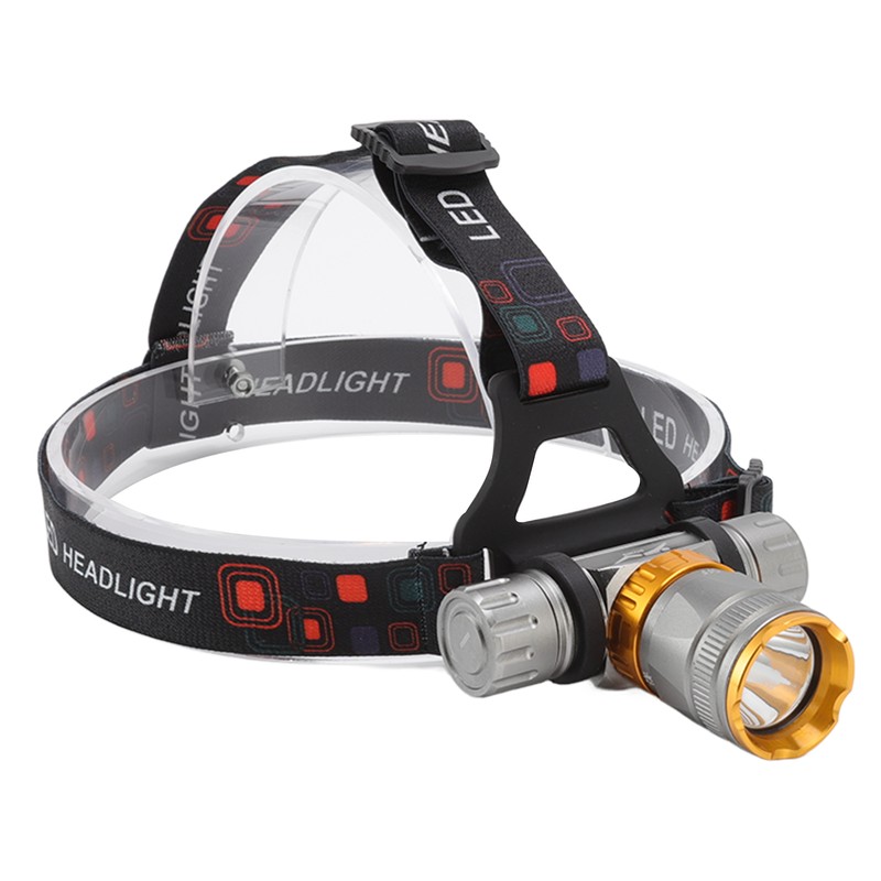 LED Diving Headlight Aluminum Alloy IPX8 Waterproof Super Bright 1500LM