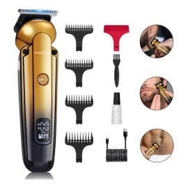 Operacion Mquina Para Cabello Trimmer Cortadora De Pelo Color Dorado                                                                                  