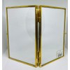 Tizo 4" X 6" Brass Photo Frames Double Self Standing,