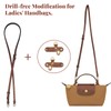 IBOPUXIU Adjustable Leather Shoulder Strap for Women Bags Mini Crossbody