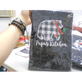 TWO LUMPS OF SUGAR POLAR BEAR CROSS BACK APRON COOKING GRILLING CONFURED