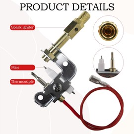 DEARCOOL F278527 Pilot Assembly for Portable ODS Mr.Heater Big Buddy MH18B MH9B MH9BX and for Dewalt Small Propane Heater Parts Replace 78422, F273401, 73404