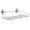 Bathroom Rack Strong Suction Cup Bathroom Wall Stainless Steel Shower