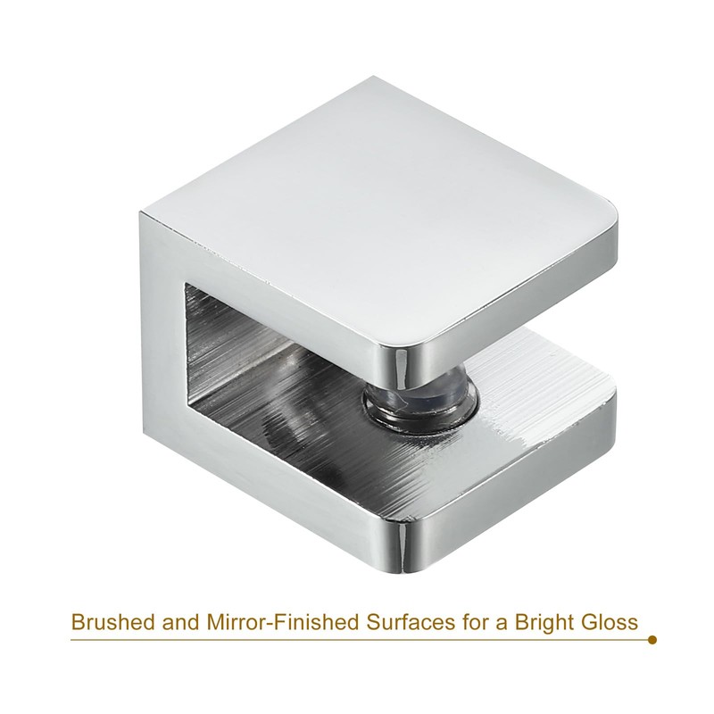 QUARKZMAN Glass Holder Glass Clamp Glass Shelf Clamp, Pack of
