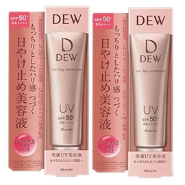 DEW UV Day Essence SPF 50+, PA++++, 1.4 oz (40 g) x 2 Packs